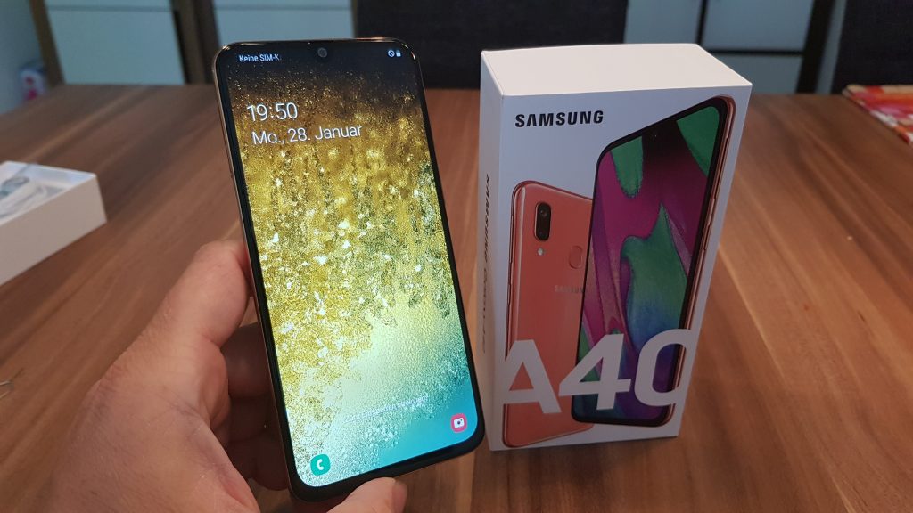 display galaxy a 40
