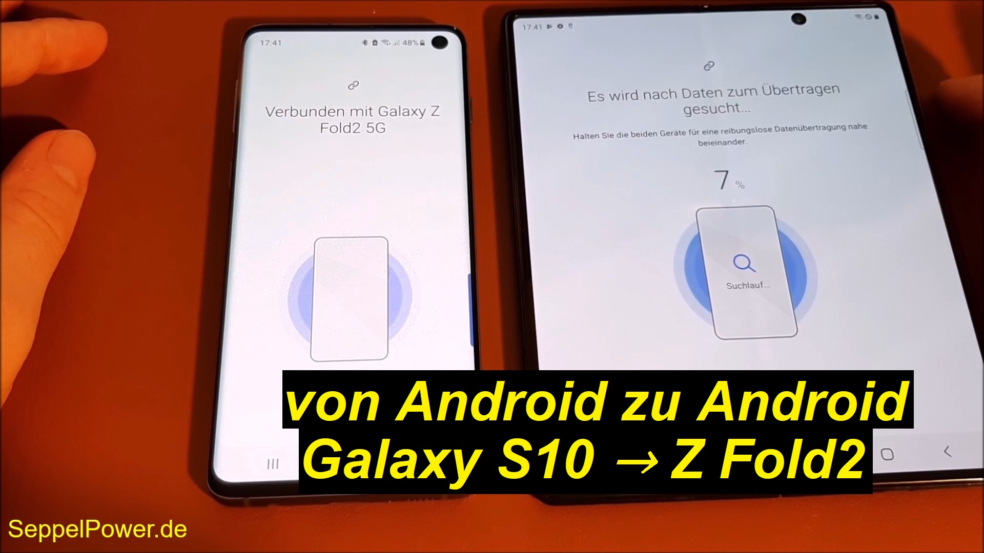 Tutorial: von Android zu Android wechseln (Galaxy S10 zu Galaxy Z Fold2)