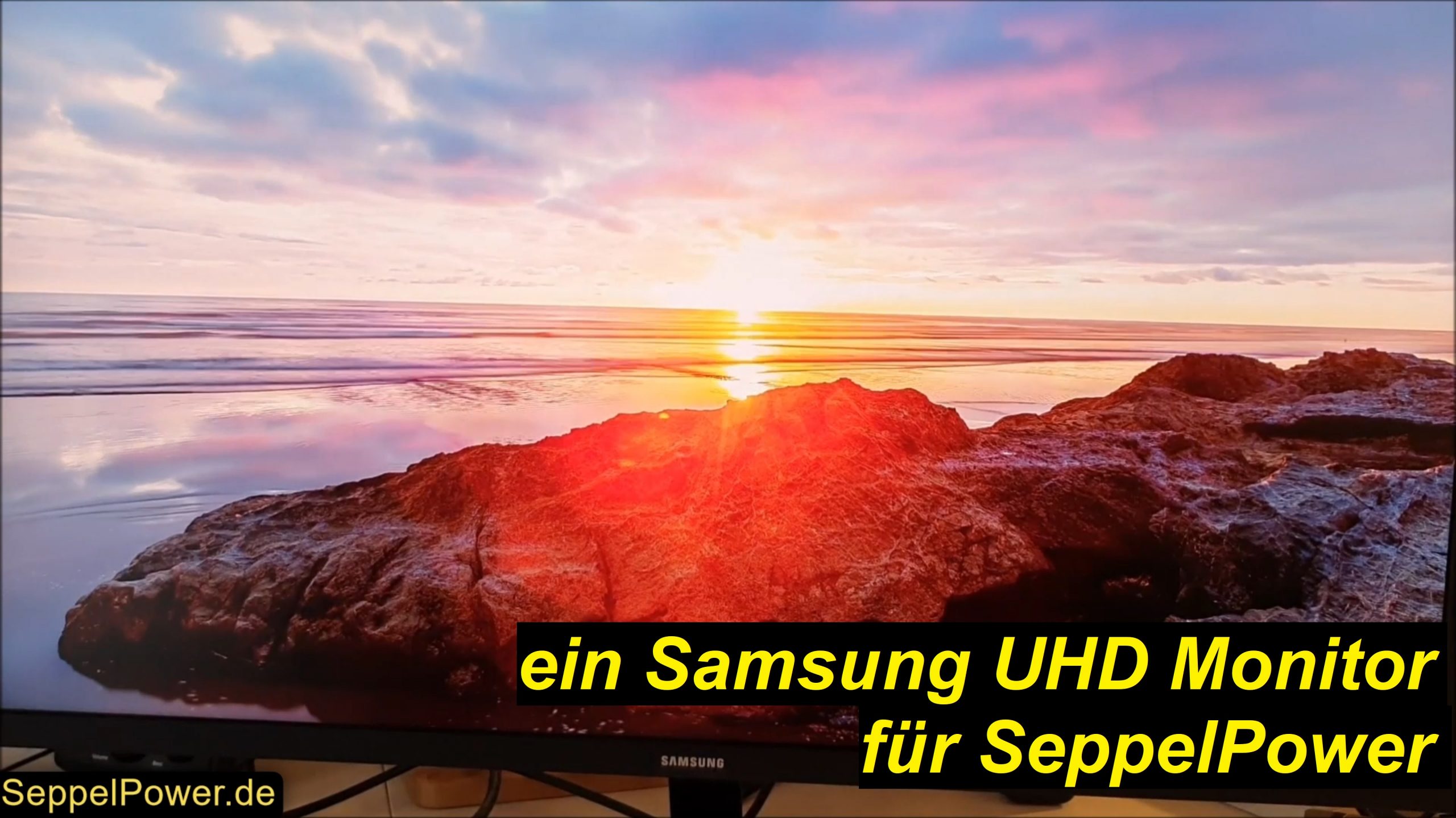 UHD, 60HZ, 32”, 47W...neuer PC Monitor für SeppelPower (U32J590UQU)