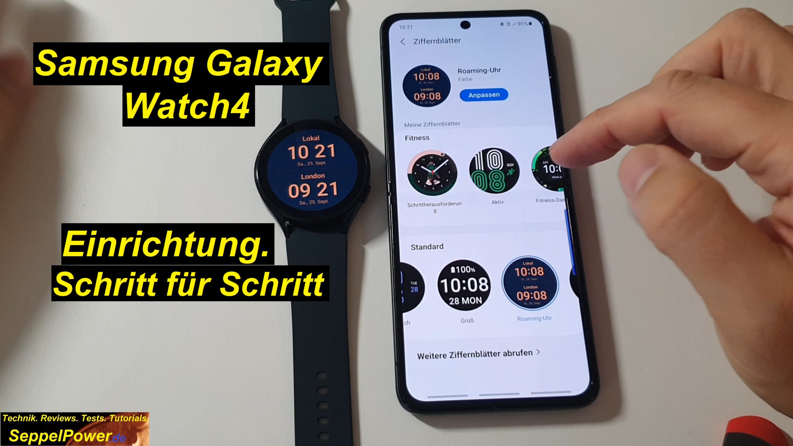 Tutorial Samsung Galaxy Watch4 einrichten. Ausführlich erklärt. Schritt für Schritt
