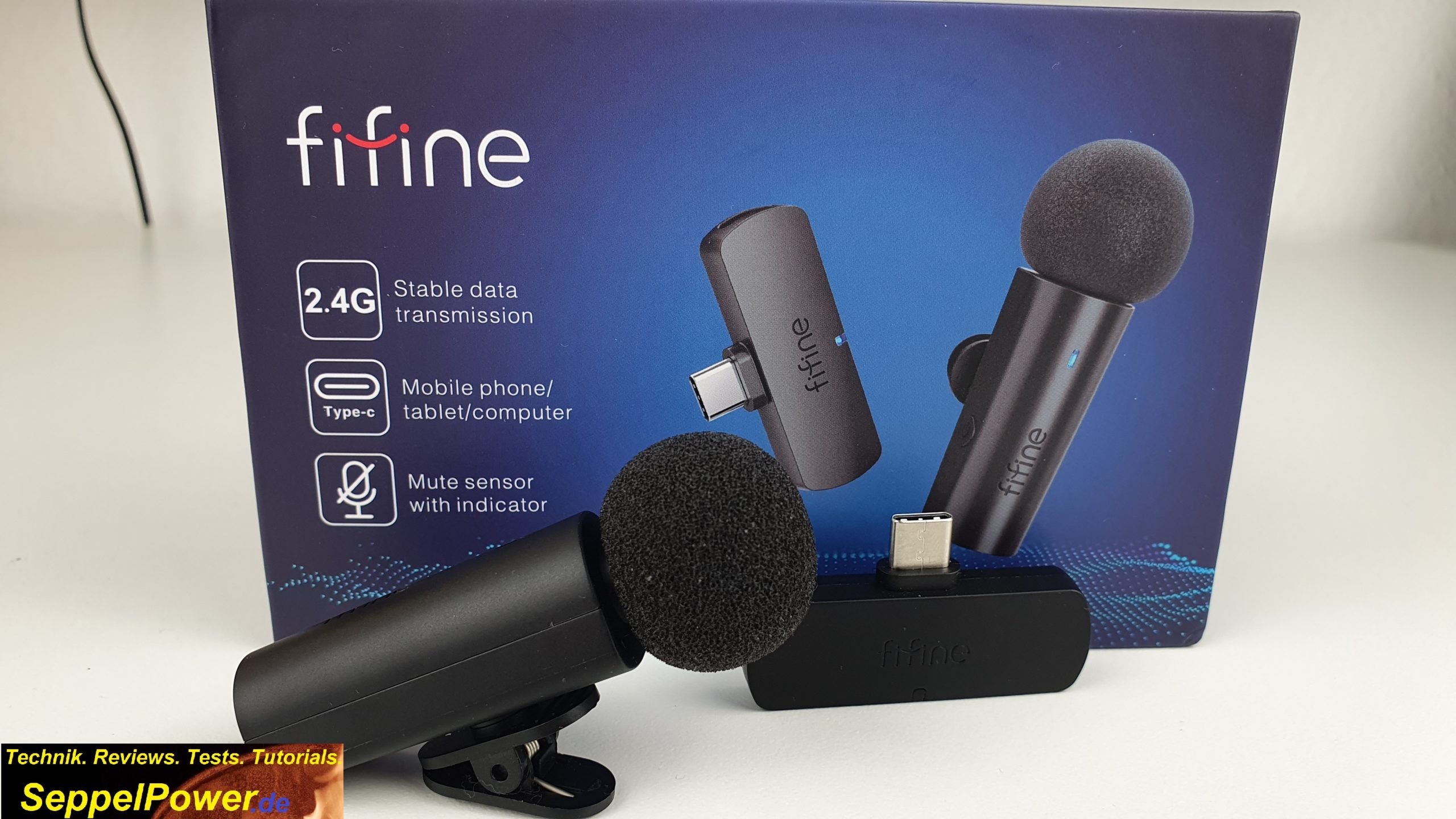 kabelloses mini Lavalier Mikrofon für das Handy (FIFINE M6)