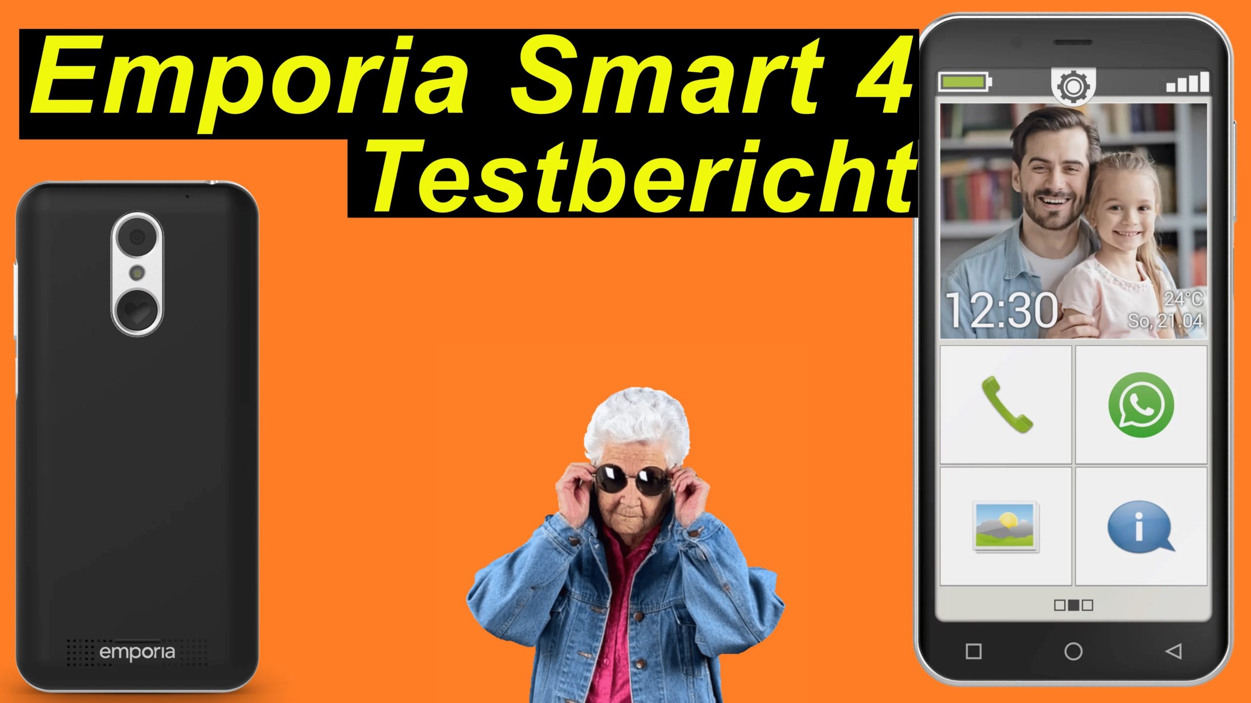 Emporia Smart 4 - handlich, kompakt, übersichtlich. Rentner Phone