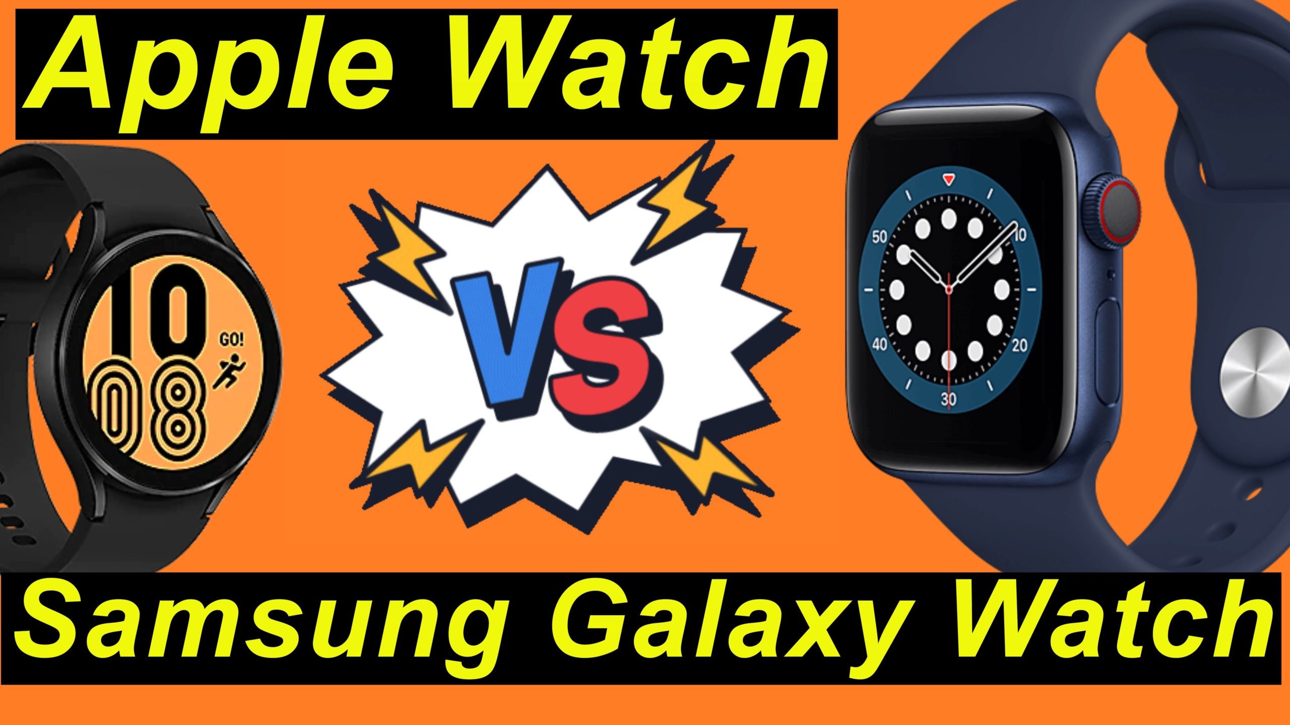 Apple Watch gegen Samsung Galaxy Watch. Welche Smartwatch denn nun?