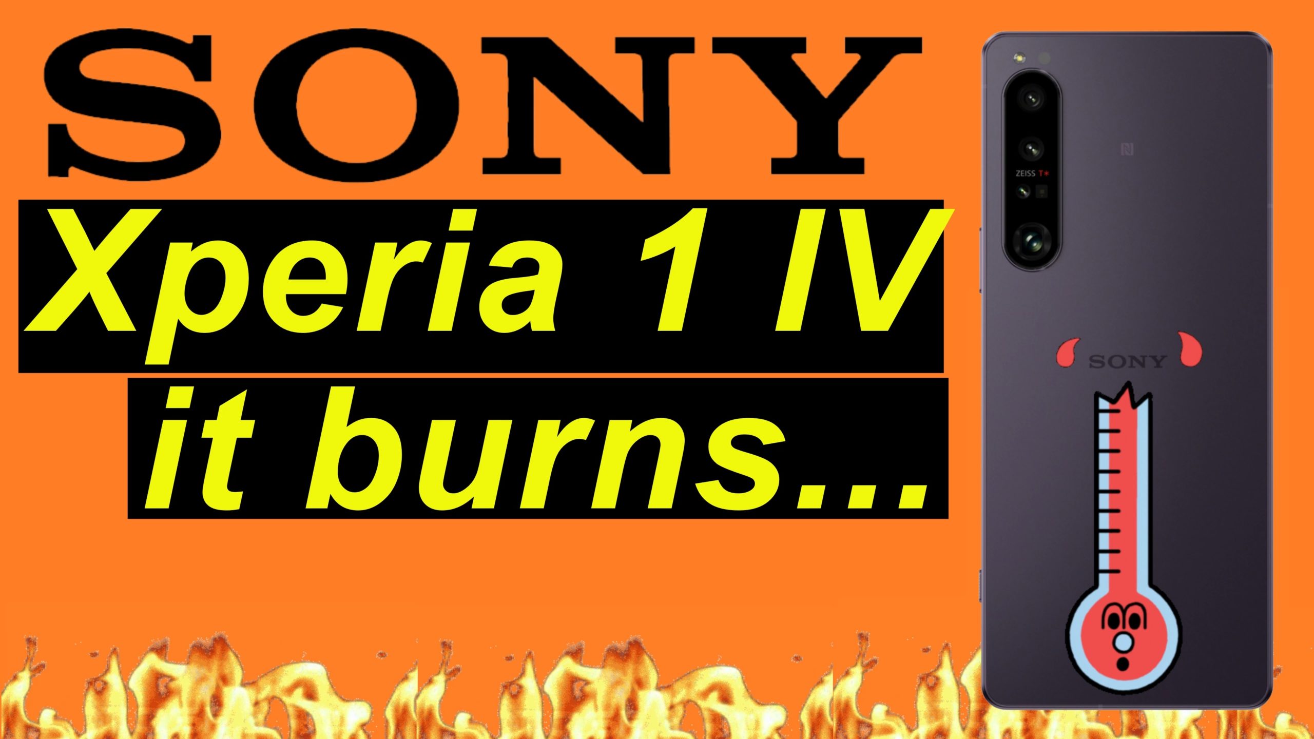 Sony Xperia 1 IV - da wird nicht nur mir heiß...