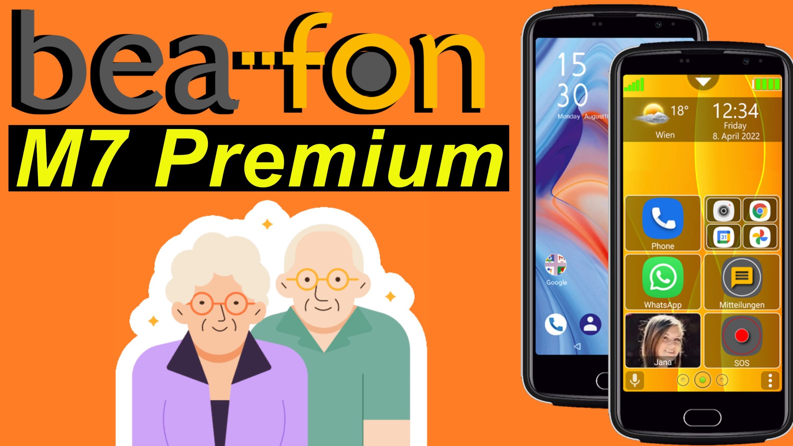 Bea-fon M7 Premium - 7 Gründe für das Senioren Smartphone