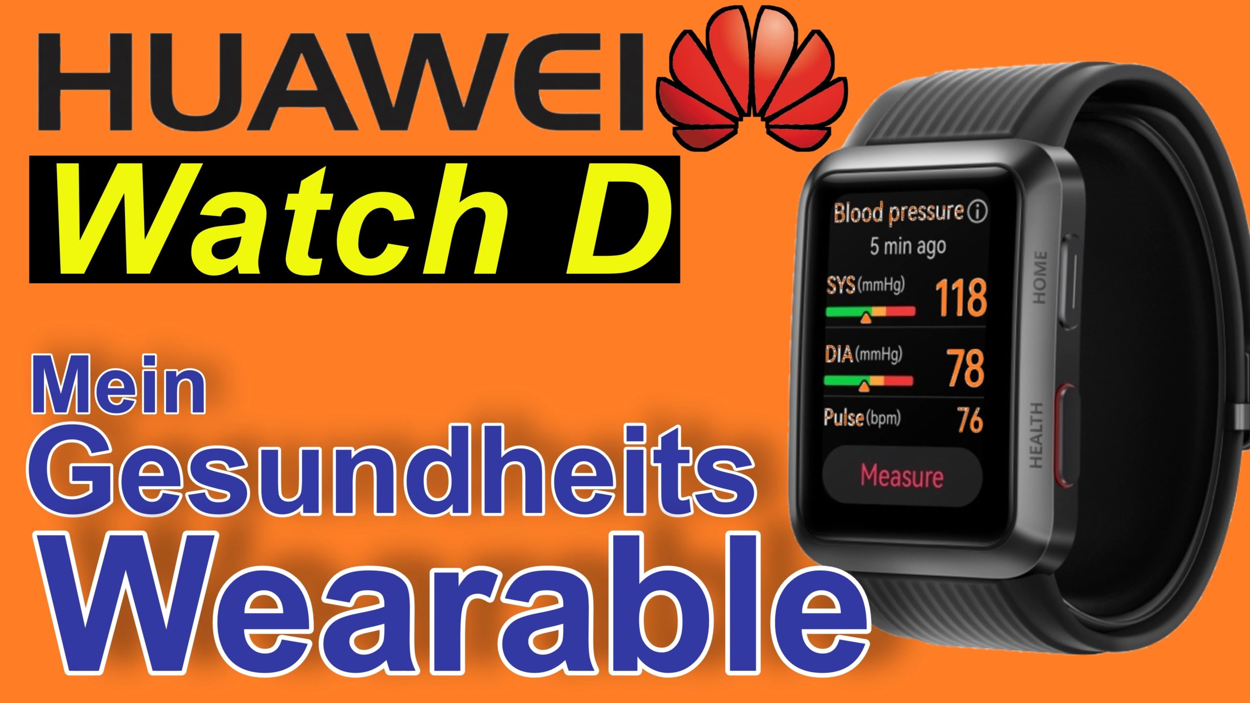 Huawei Watch D - messen, tracken, analysieren