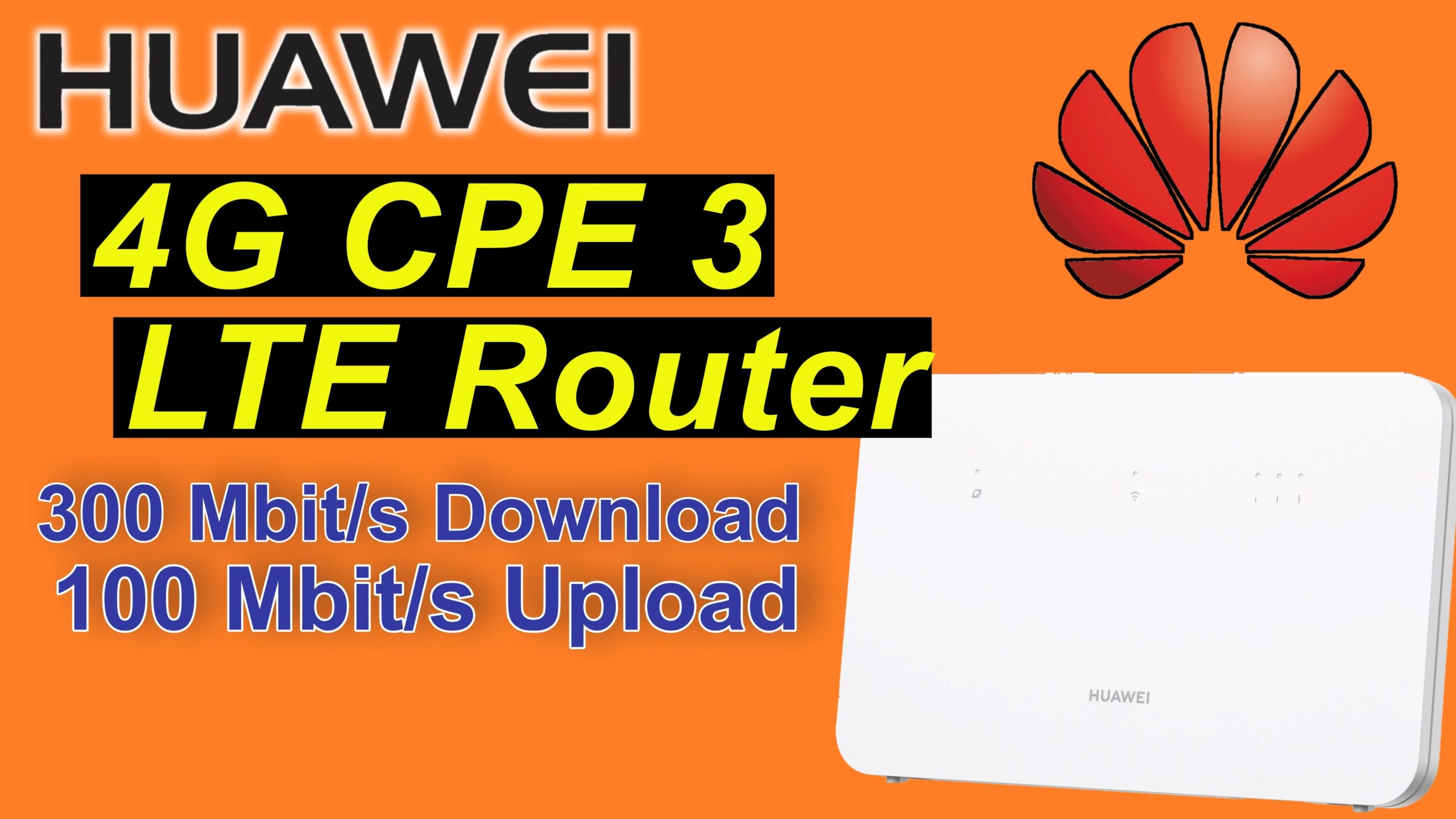 Huawei 4G CPE 3 Router - Internet für jeden