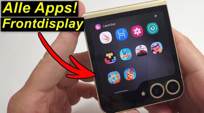 Tutorial: Das Frontdisplay beim Samsung Galaxy Z Flip 6