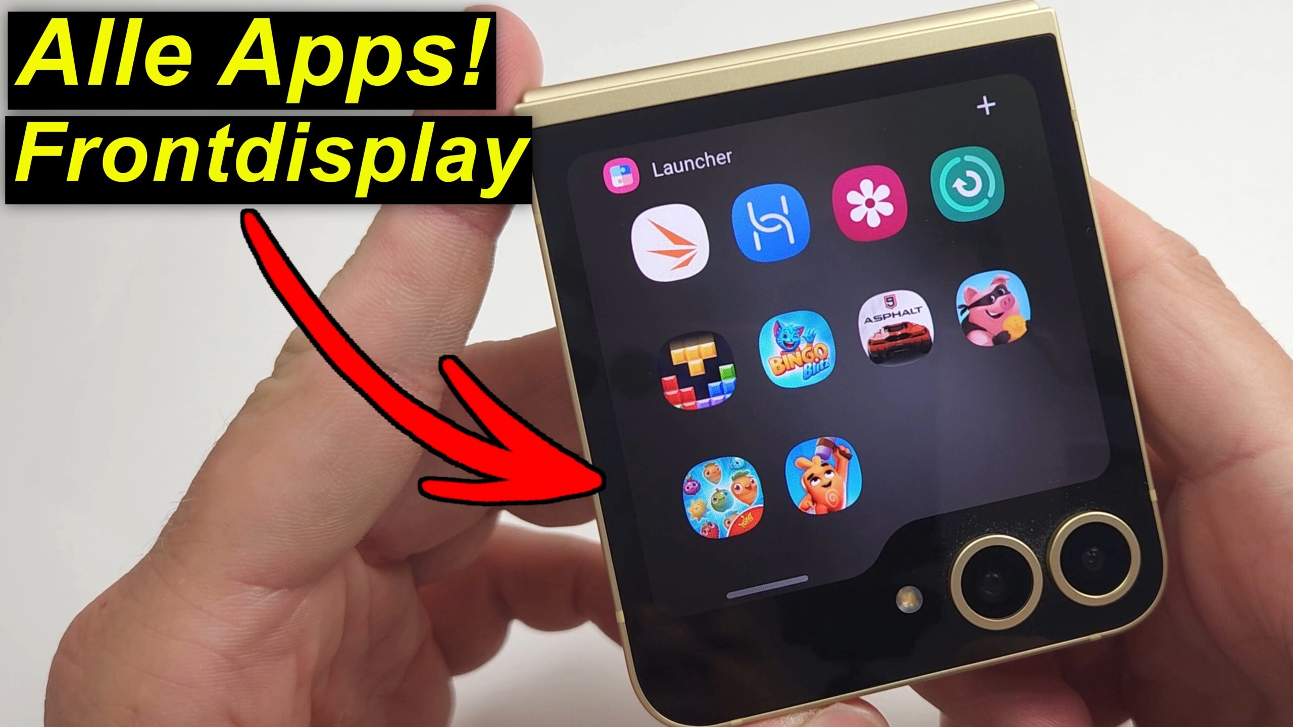 Tutorial: Das Frontdisplay beim Samsung Galaxy Z Flip 6