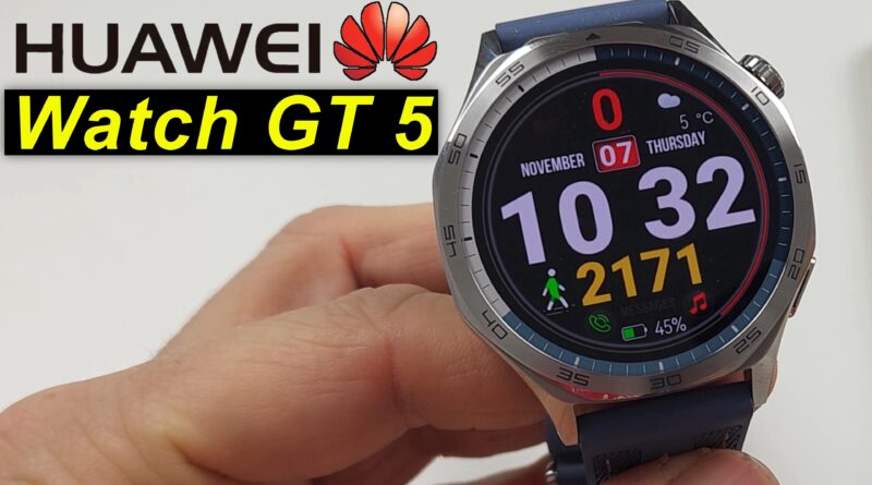 Huawei Watch GT 5 _ Fashion mit Akku