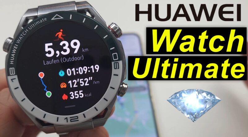 Huawei Watch Ultimate -prächtig edel SeppelPower