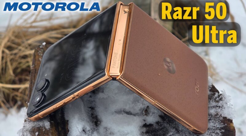 Motorola Razr 50 Ultra - Flip-Phone mit Mocha Mousse