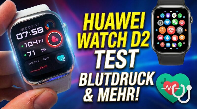 Kein Stress, nur Blutdruck: Die Huawei Watch D2 im Check