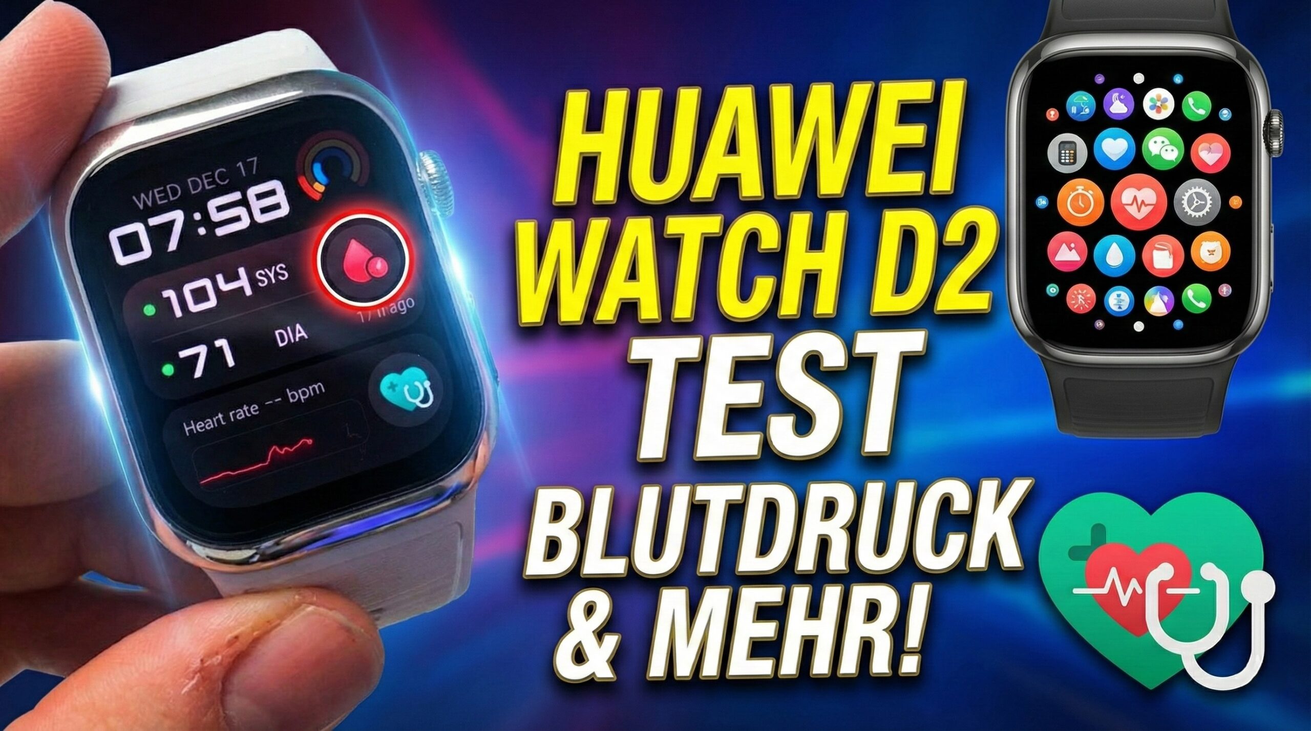 Kein Stress, nur Blutdruck: Die Huawei Watch D2 im Check