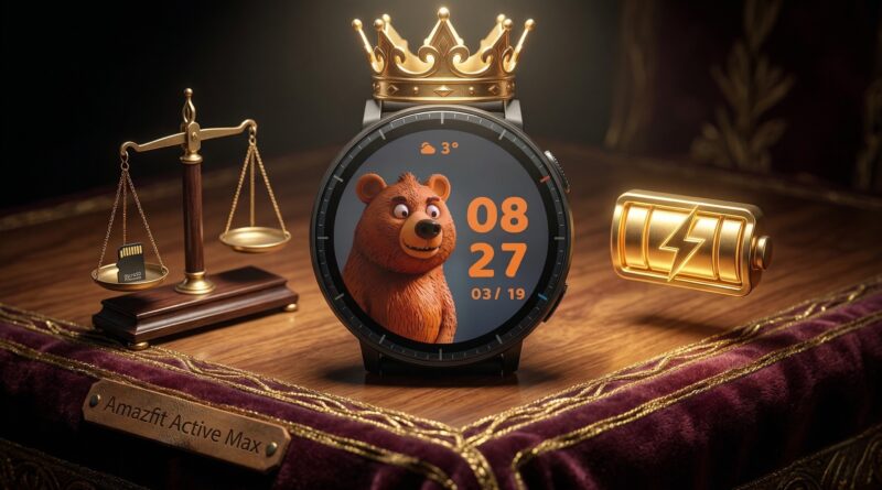 Amazfit Active Max - Dickes Ding mit Power!